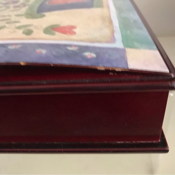 Wooden Jewelry Box Theresa Kogut Print Folk Art Flower Basket - Vintage - Picture 13 of 14